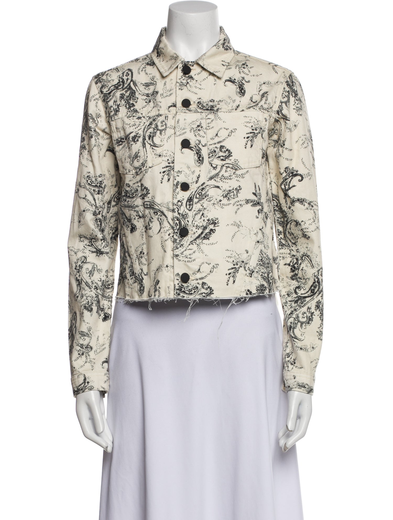 L'Agence Paisley Print Evening Jacket