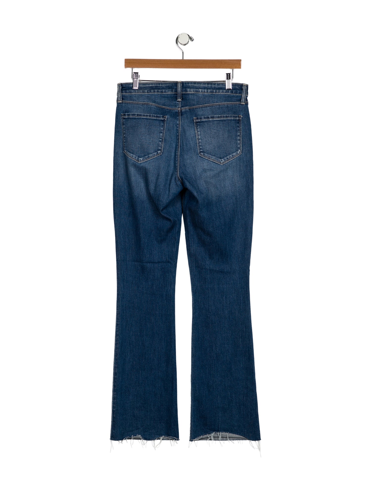 L'Agence Mid-Rise Wide Leg Jeans