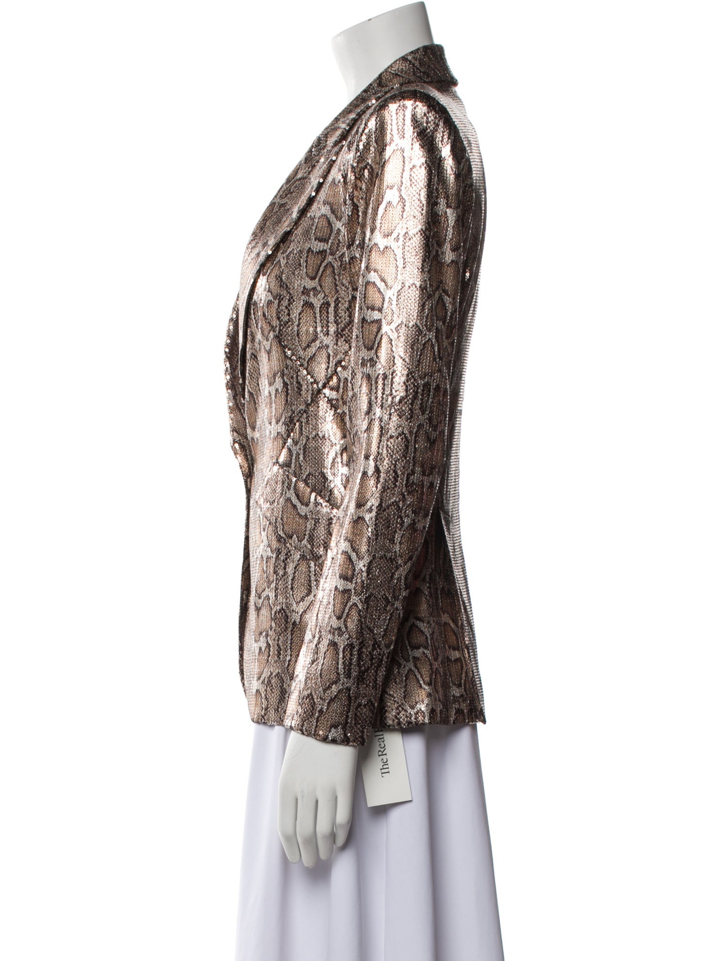 L'Agence Animal Print Jacket