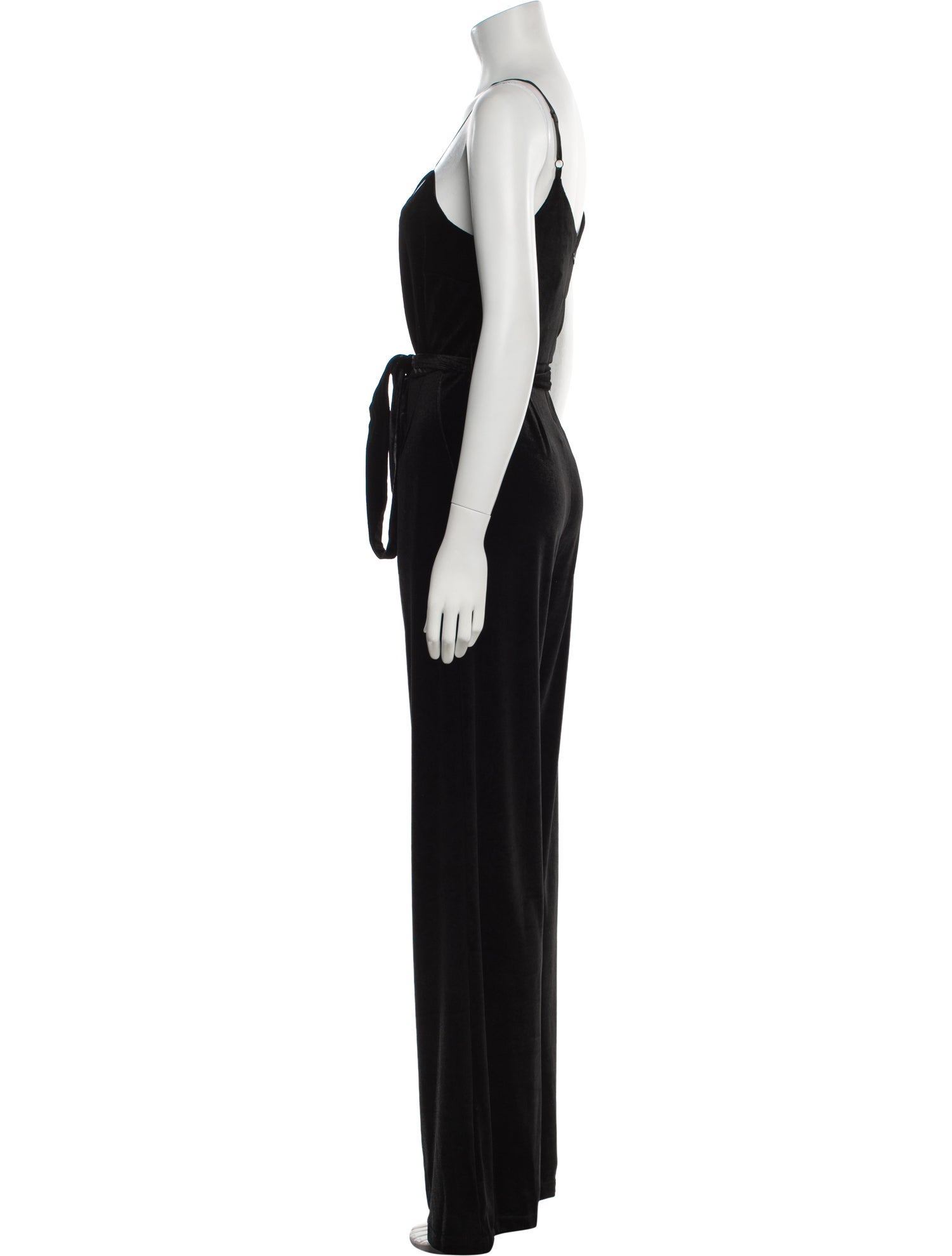 L'Agence Plunge Neckline Jumpsuit