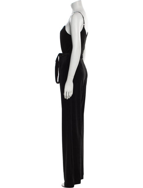 L'Agence Plunge Neckline Jumpsuit