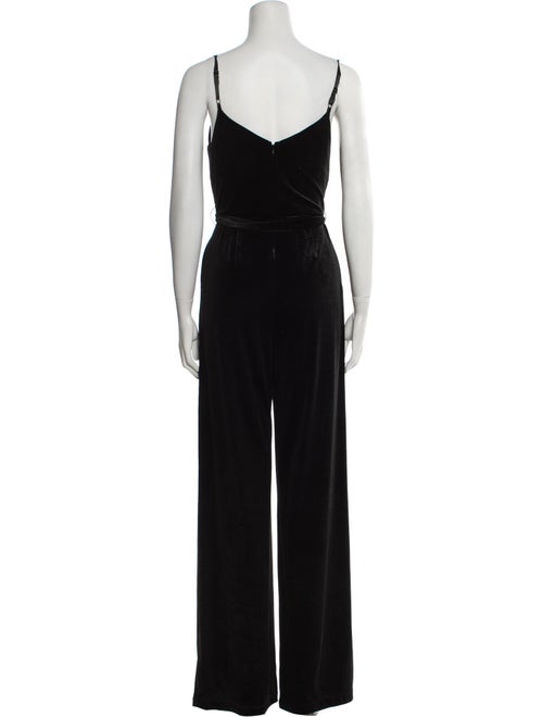 L'Agence Plunge Neckline Jumpsuit