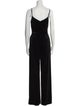 L'Agence Plunge Neckline Jumpsuit