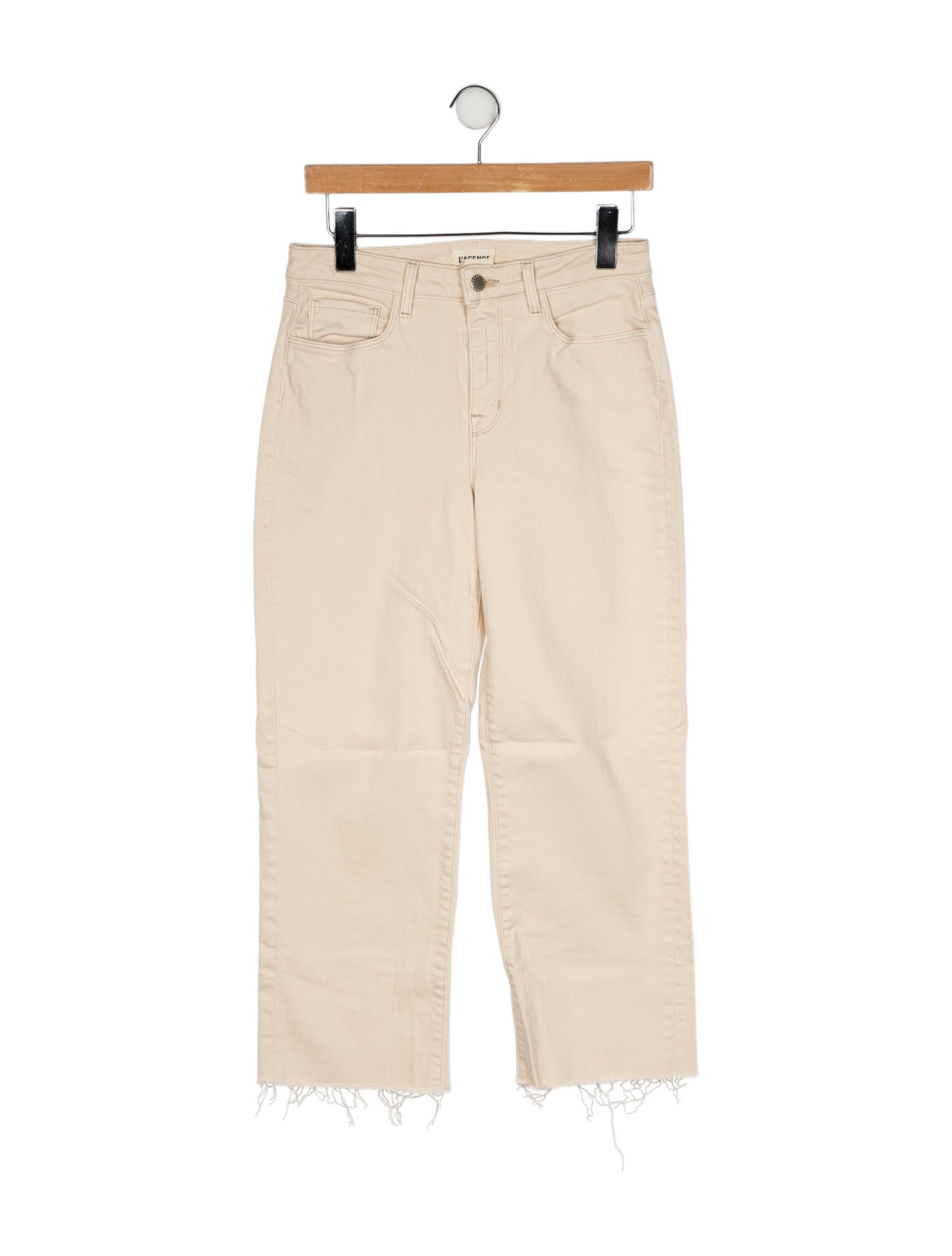 L'Agence Mid-Rise Wide Leg Jeans