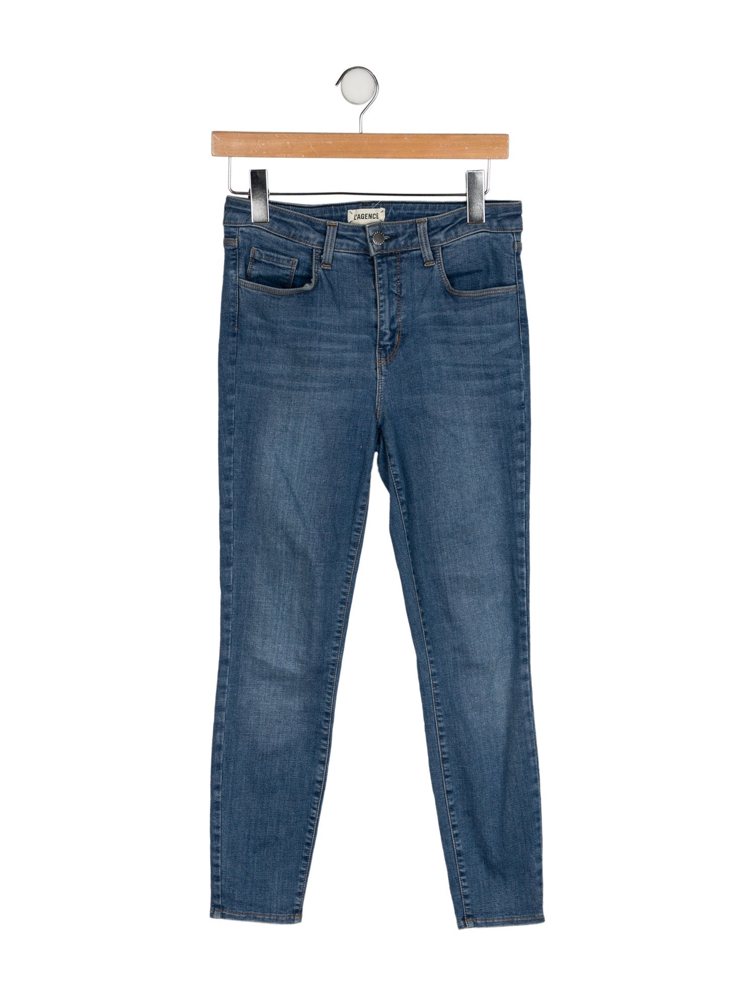 L'Agence Mid-Rise Skinny Leg Jeans