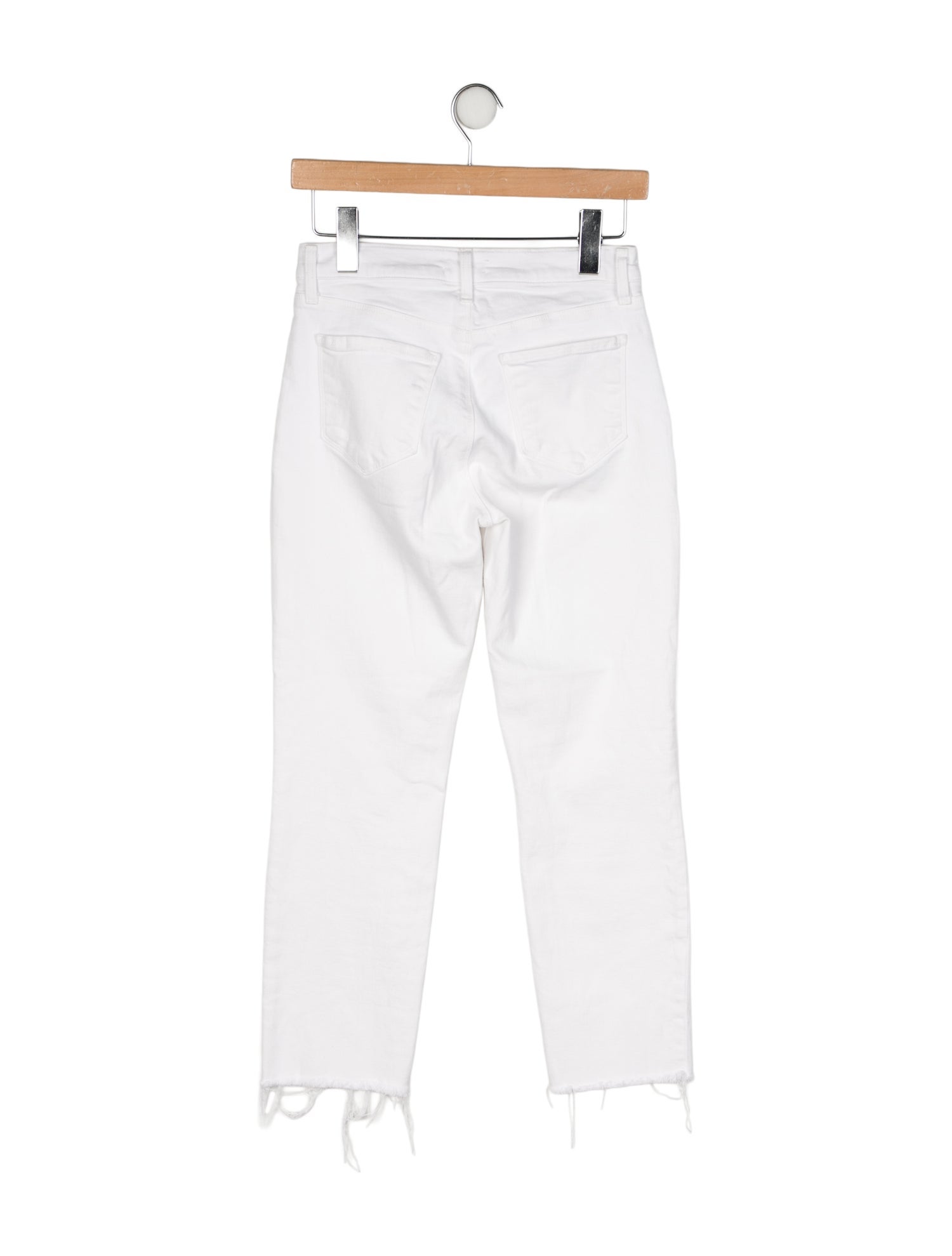 L'Agence Mid-Rise Straight Leg Jeans