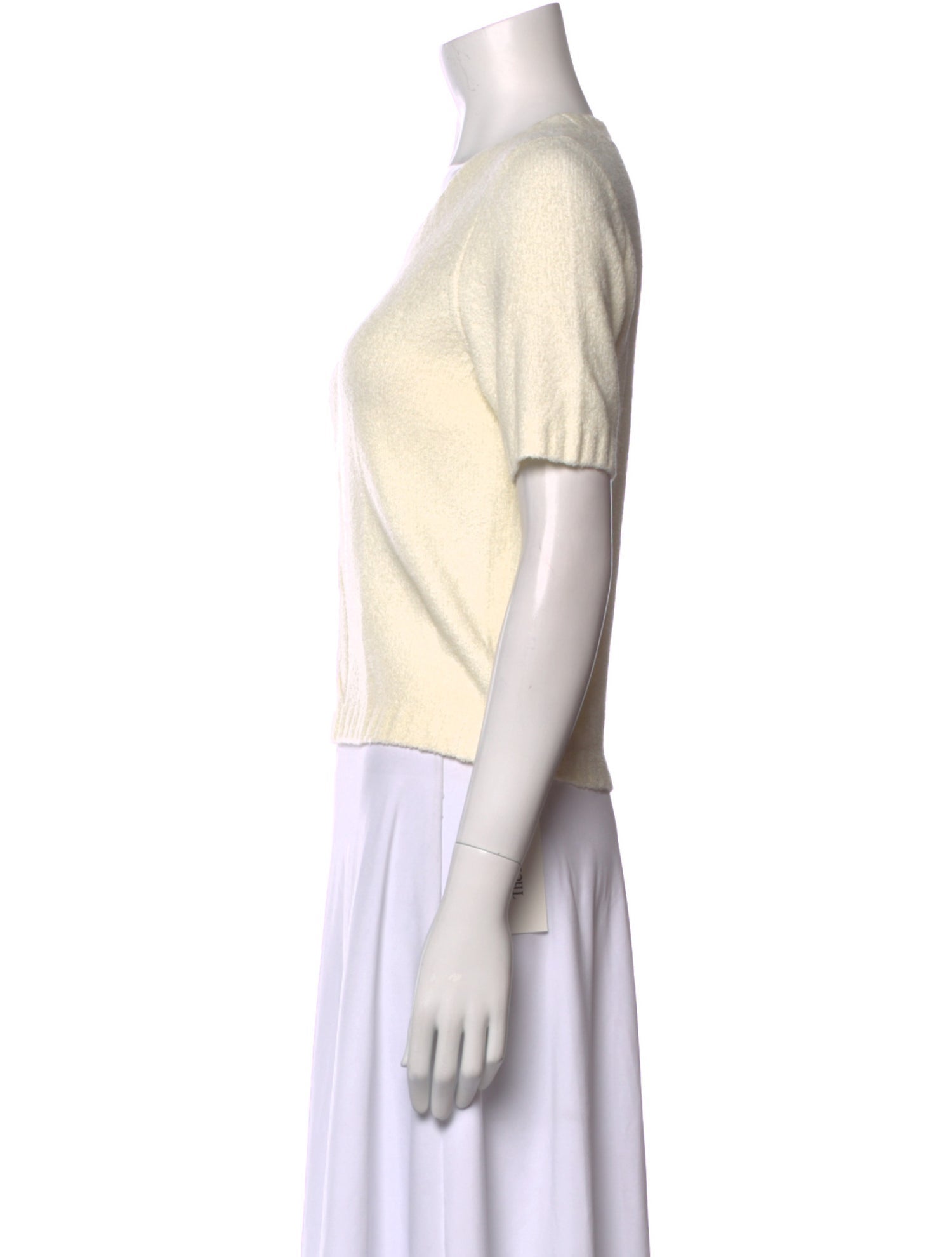 L'Agence Nylon Crew Neck Sweater