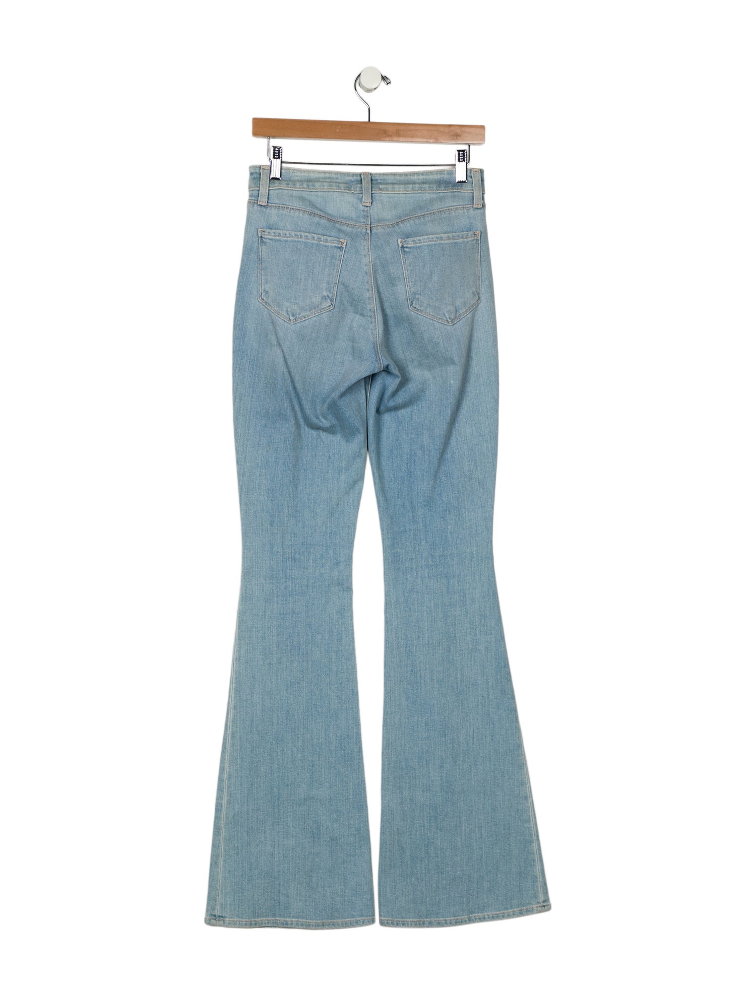 L'Agence Mid-Rise Wide Leg Jeans
