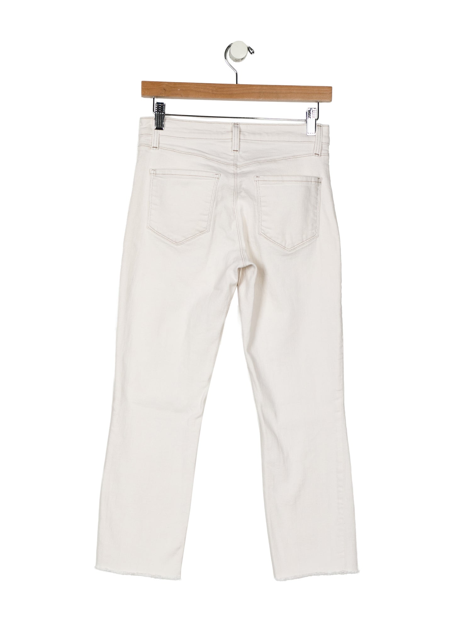 L'Agence Mid-Rise Straight Leg Jeans