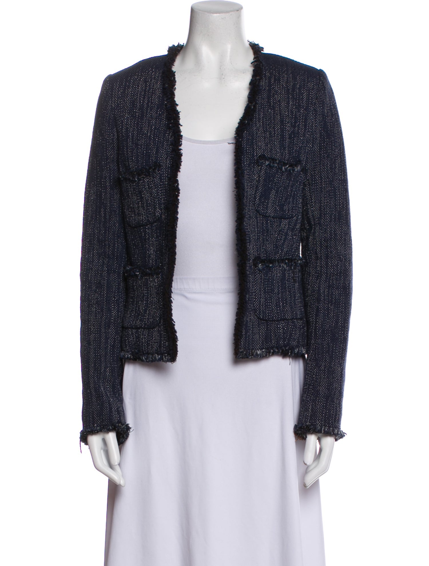 L'Agence Tweed Pattern Jacket