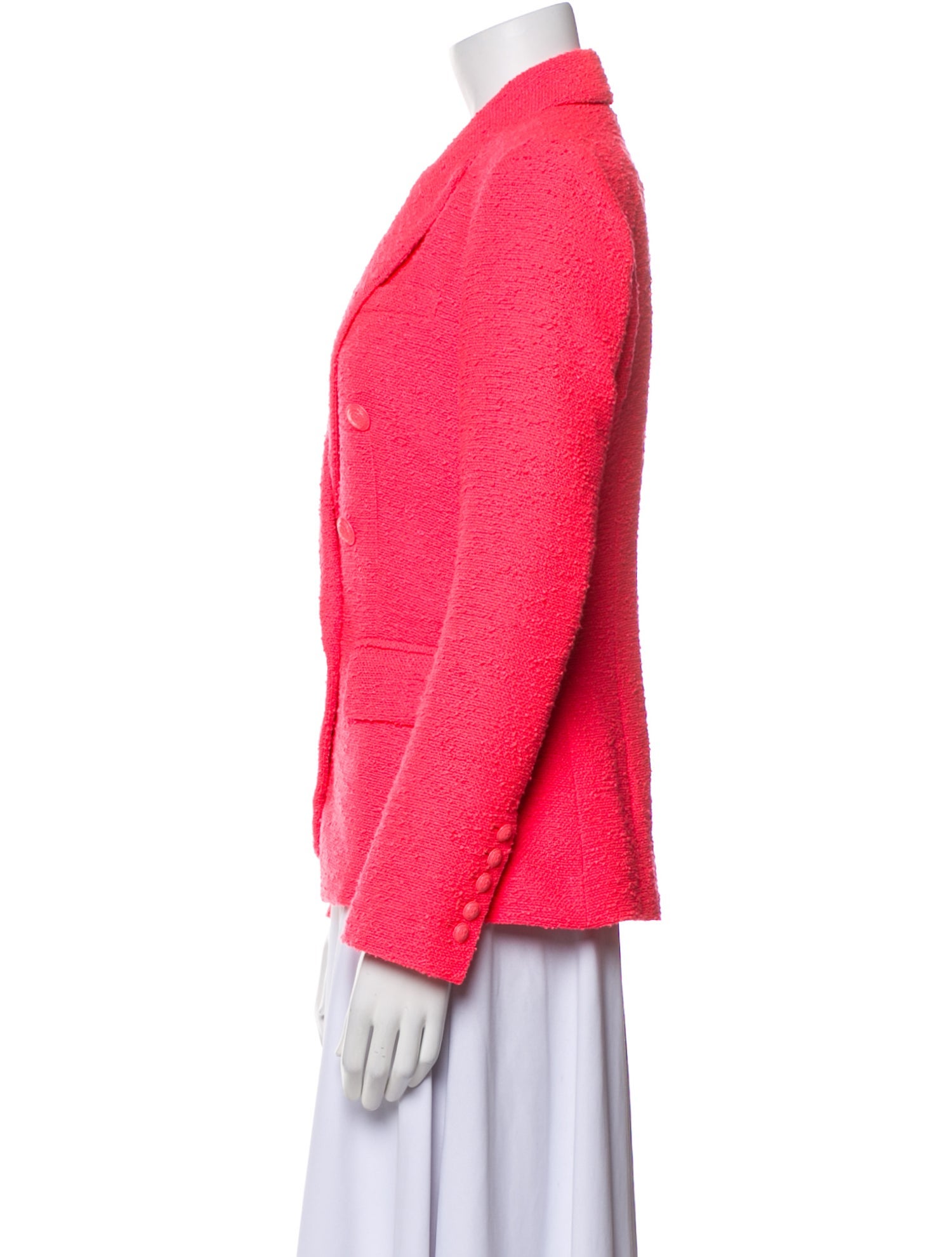 L'Agence Tweed Pattern Blazer