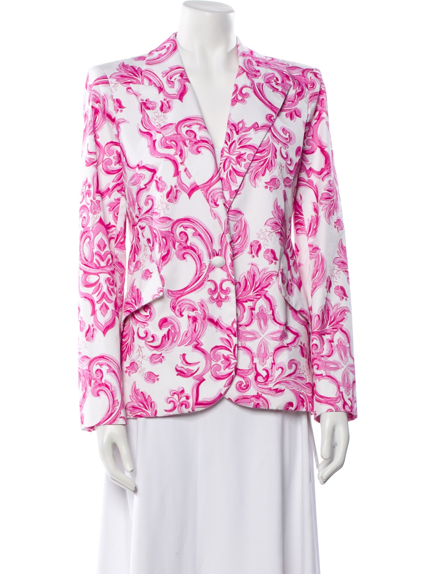 L'Agence Floral Print Blazer
