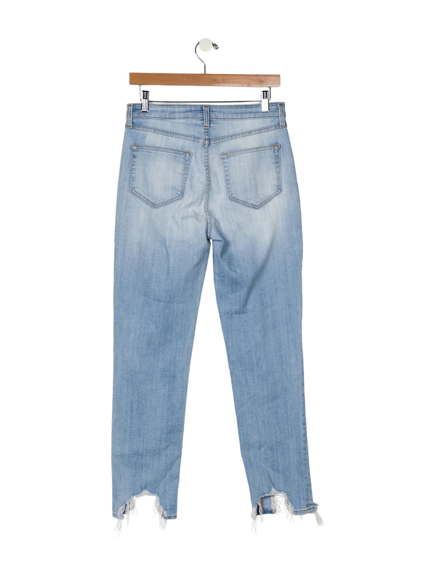 L'Agence Mid-Rise Straight Leg Jeans