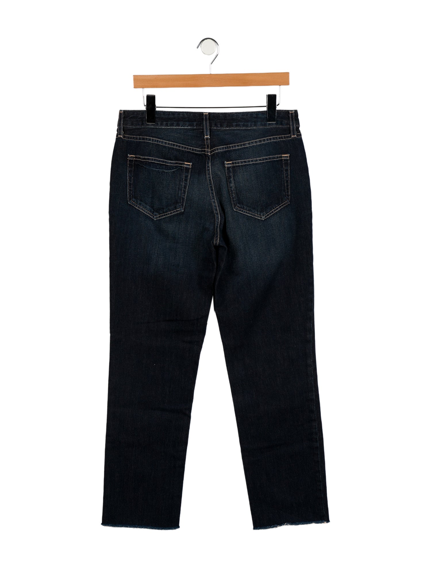 L'Agence Mid-Rise Straight Leg Jeans