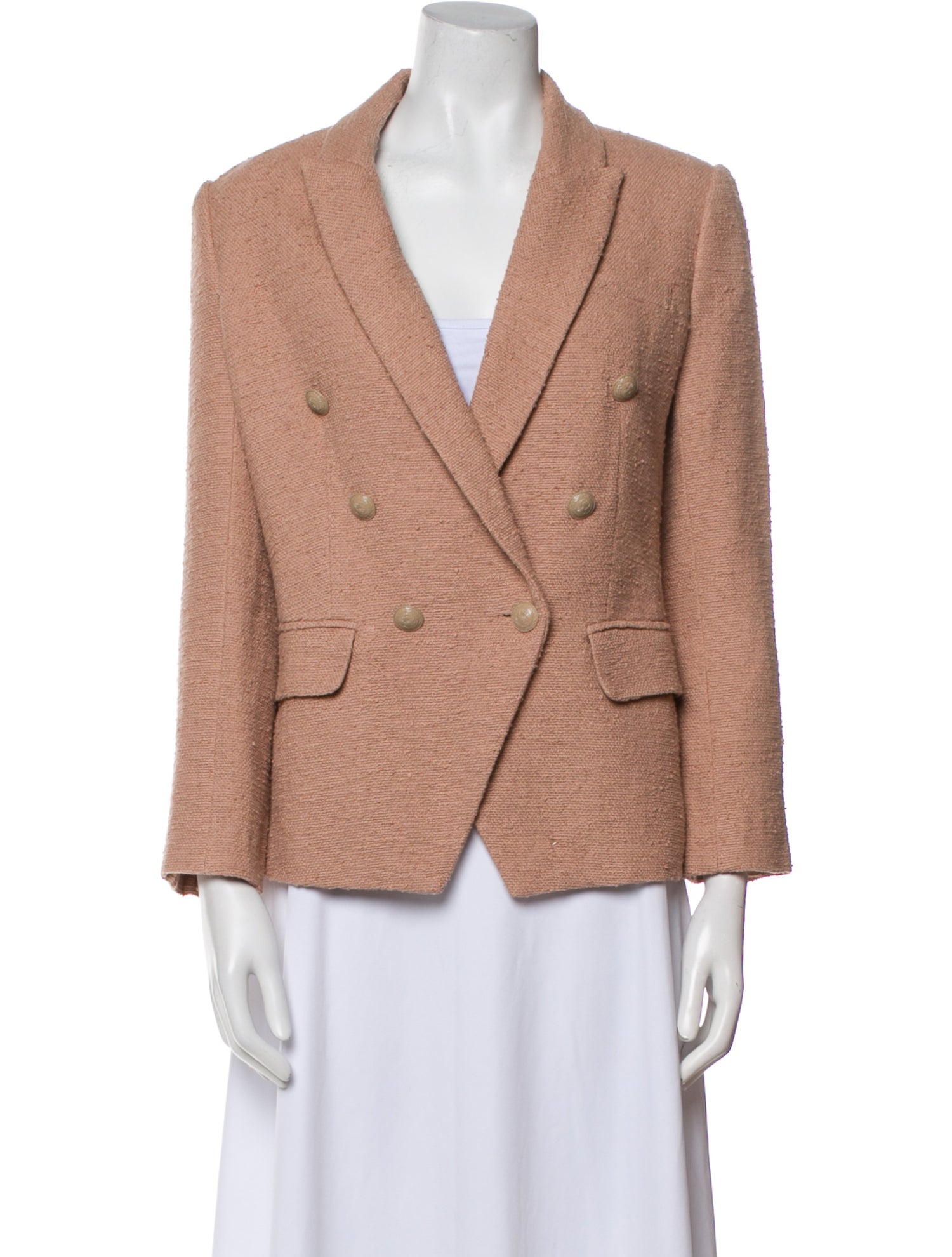 L'Agence Plaid Print Blazer