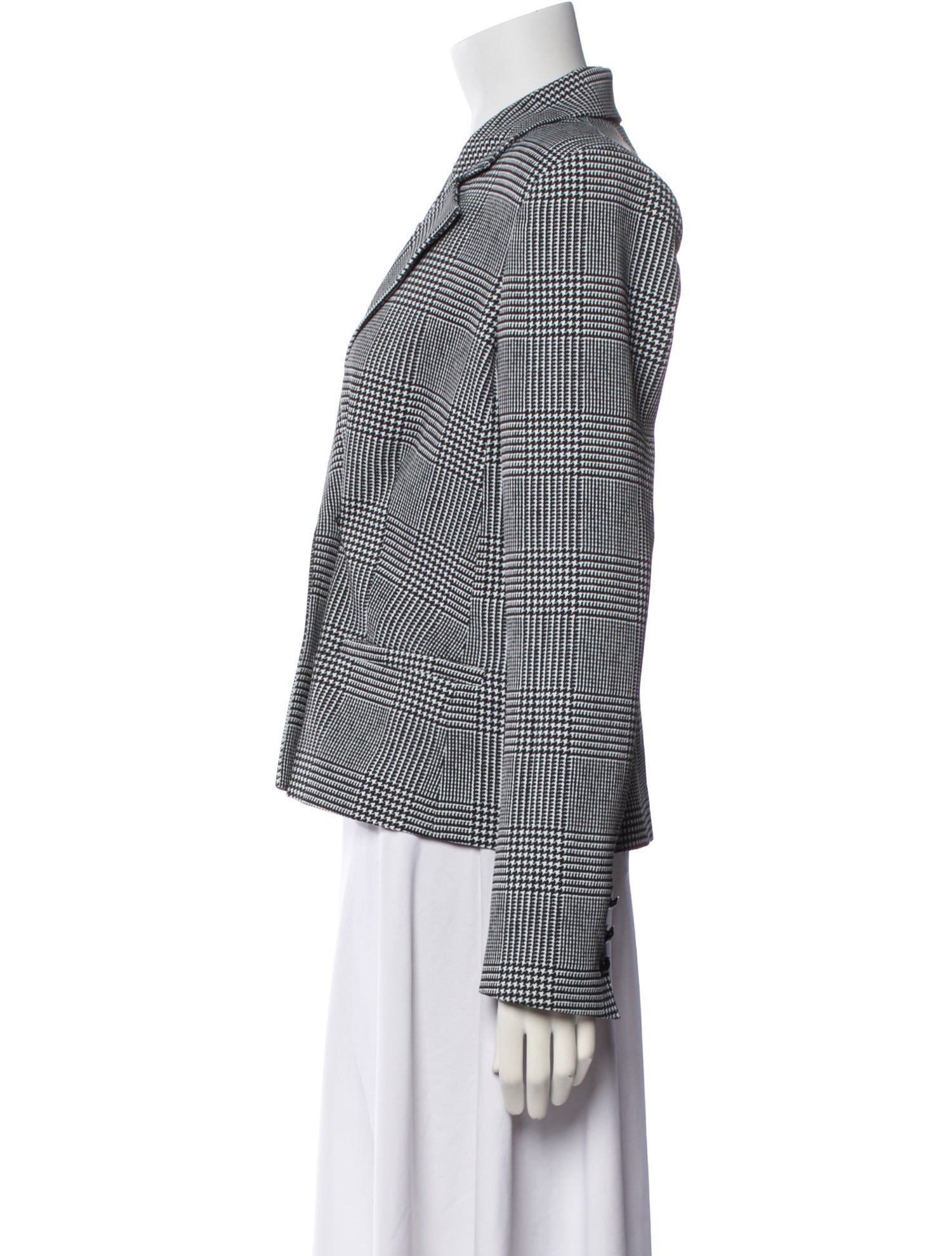 L'Agence Plaid Print Blazer w/ Tags