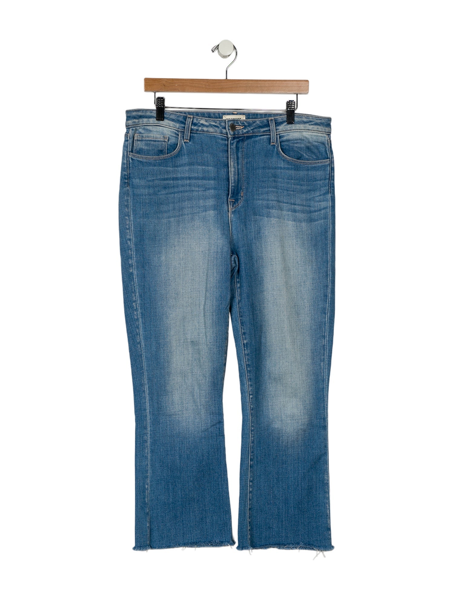 L'Agence High-Rise Straight Leg Jeans