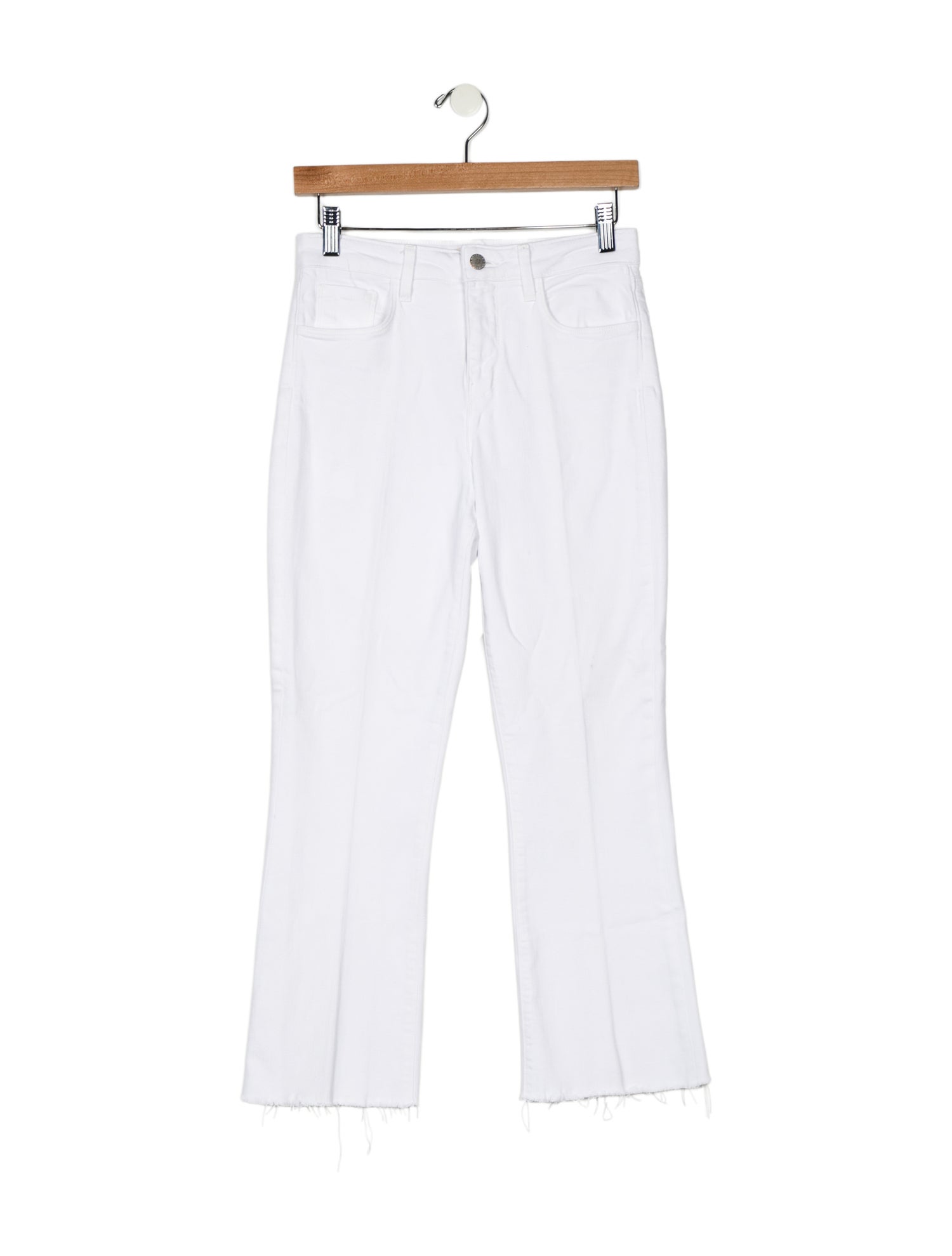 L'Agence Mid-Rise Straight Leg Jeans