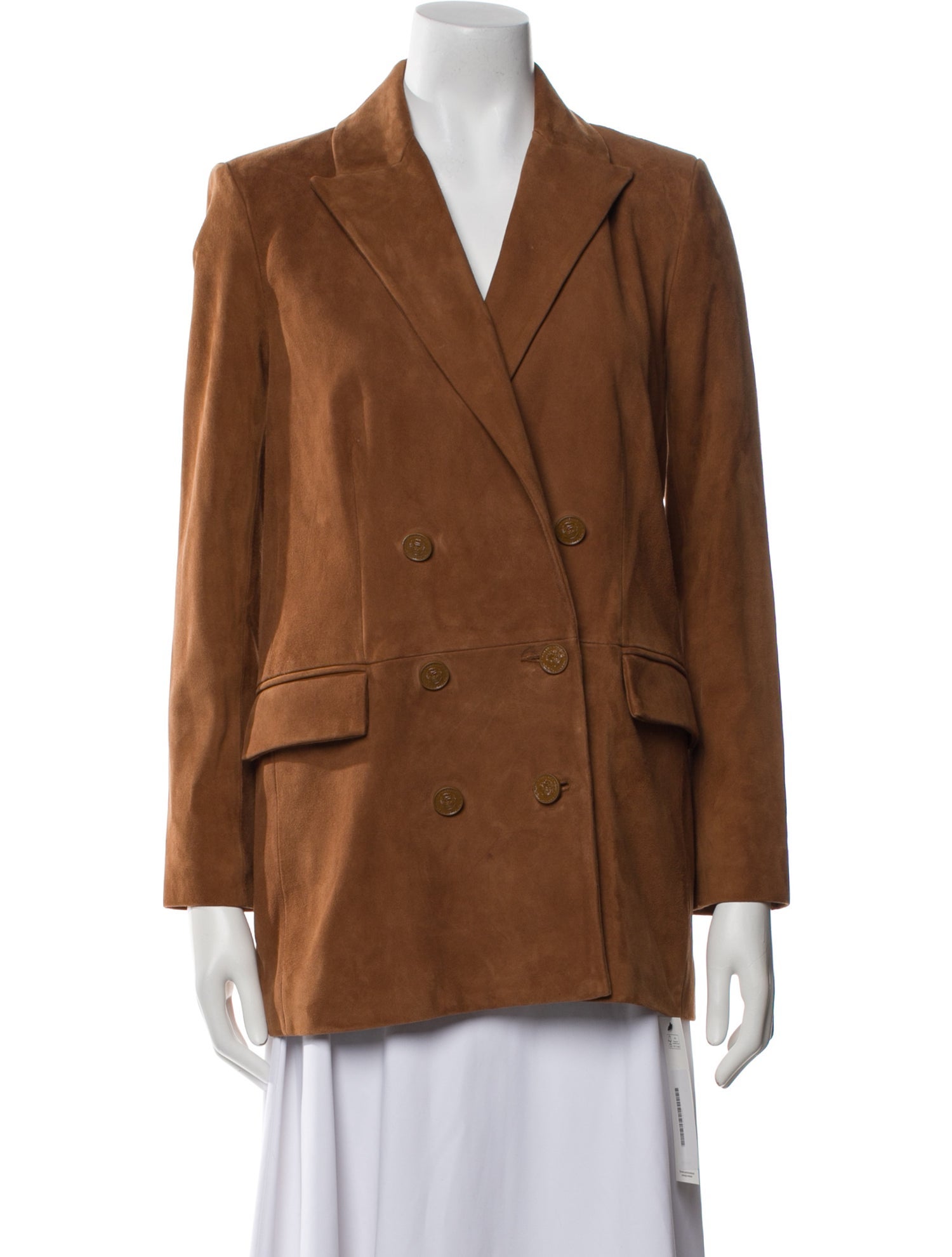 L'Agence Leather Blazer