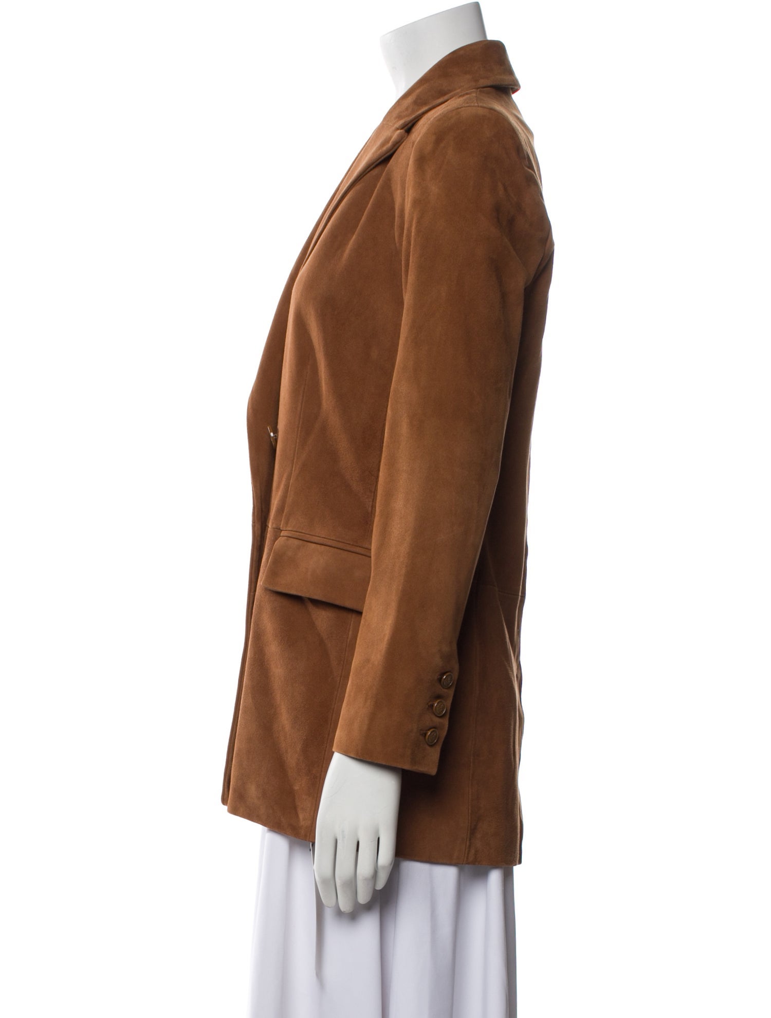 L'Agence Leather Blazer