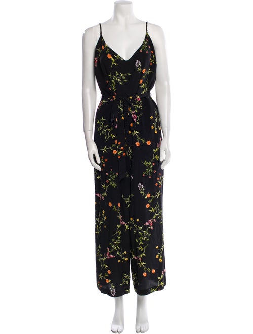 L'Agence Silk Printed Jumpsuit
