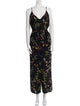 L'Agence Silk Printed Jumpsuit