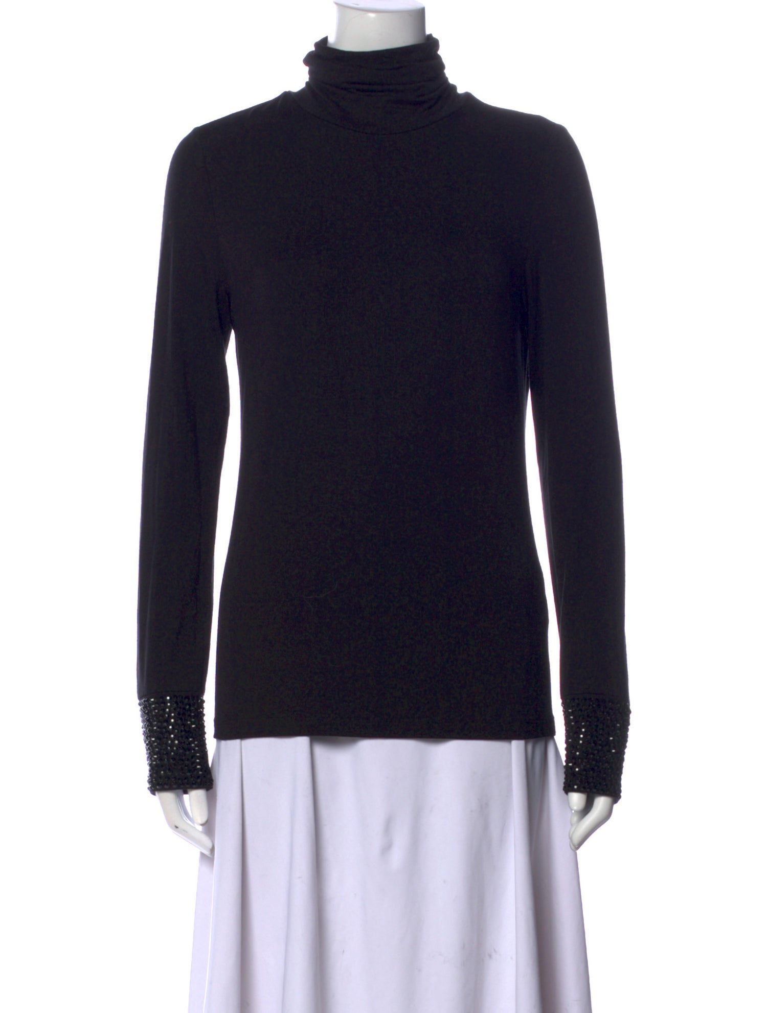 L'Agence Turtleneck Long Sleeve Sweatshirt