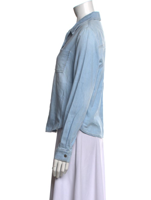 L'Agence Long Sleeve Button-Up Top