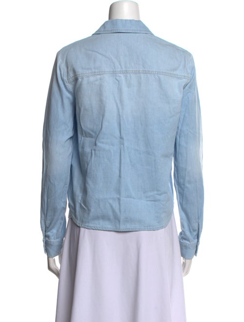 L'Agence Long Sleeve Button-Up Top