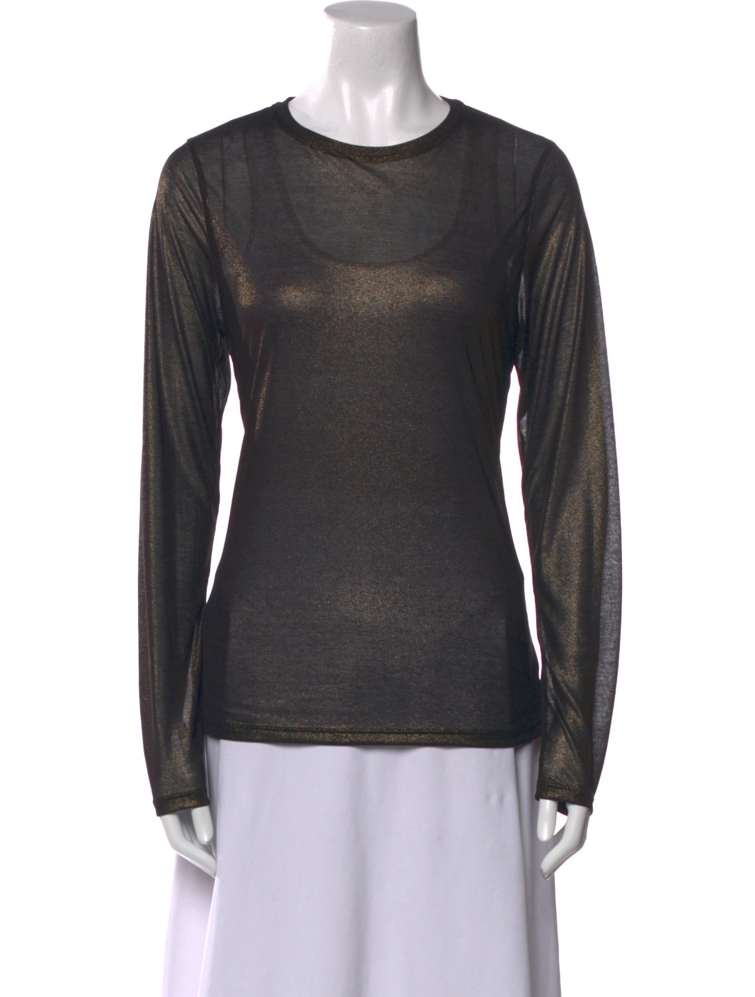 L'Agence Bateau Neckline Long Sleeve T-Shirt