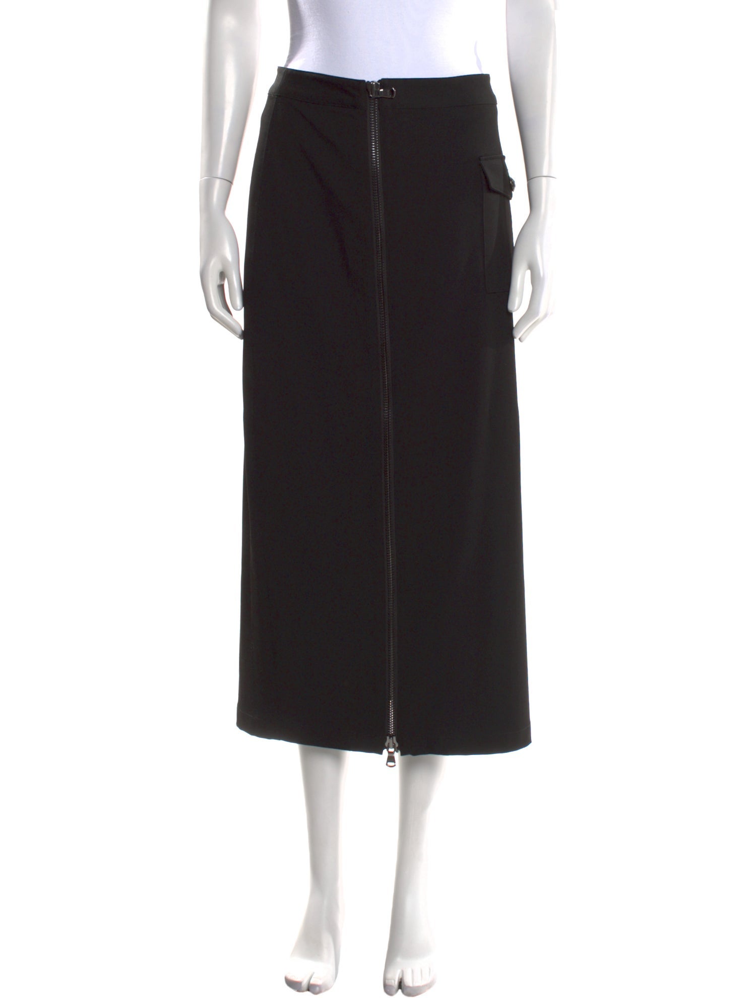 L'Agence Midi Length Skirt