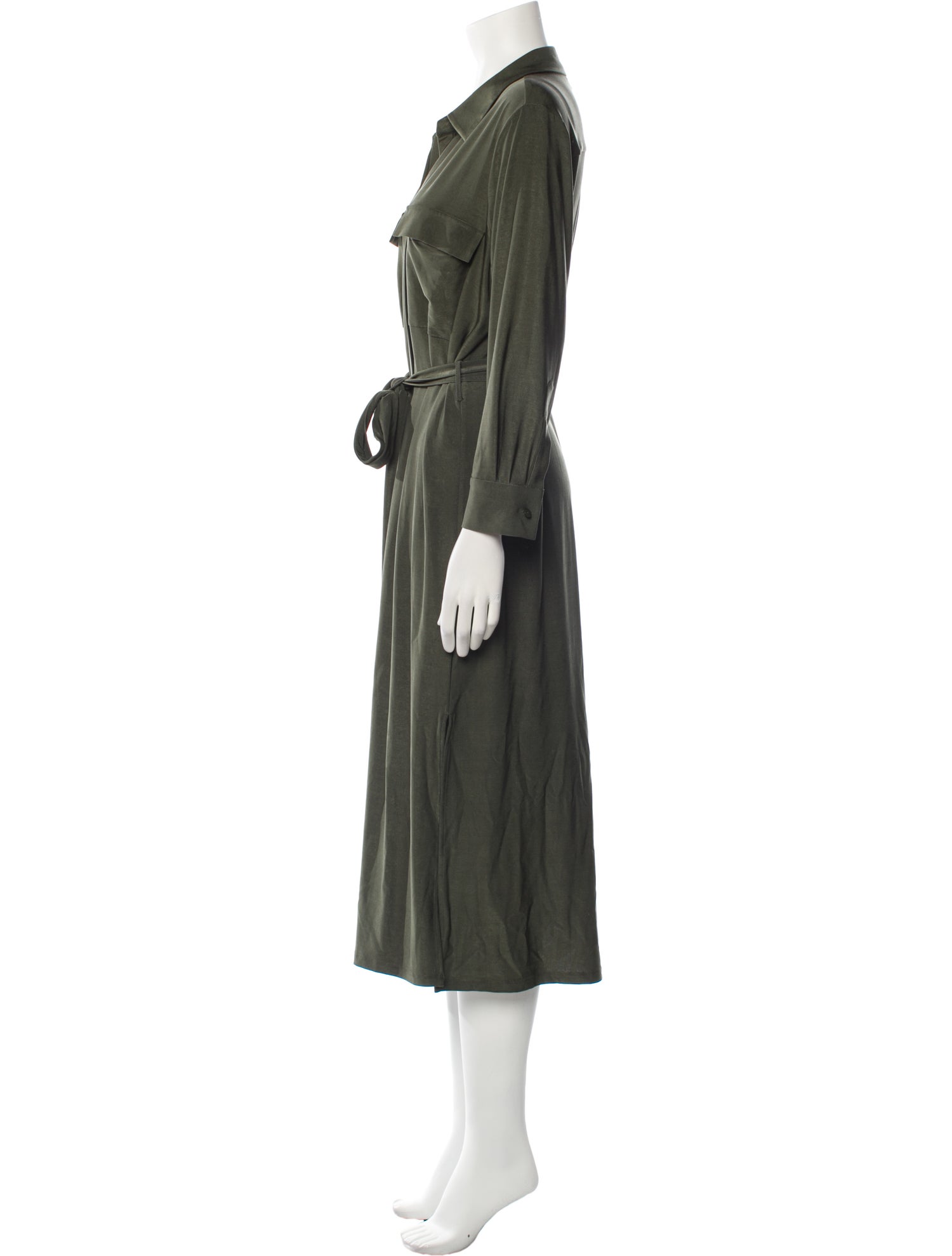 L'Agence V-Neck Long Dress w/ Tags