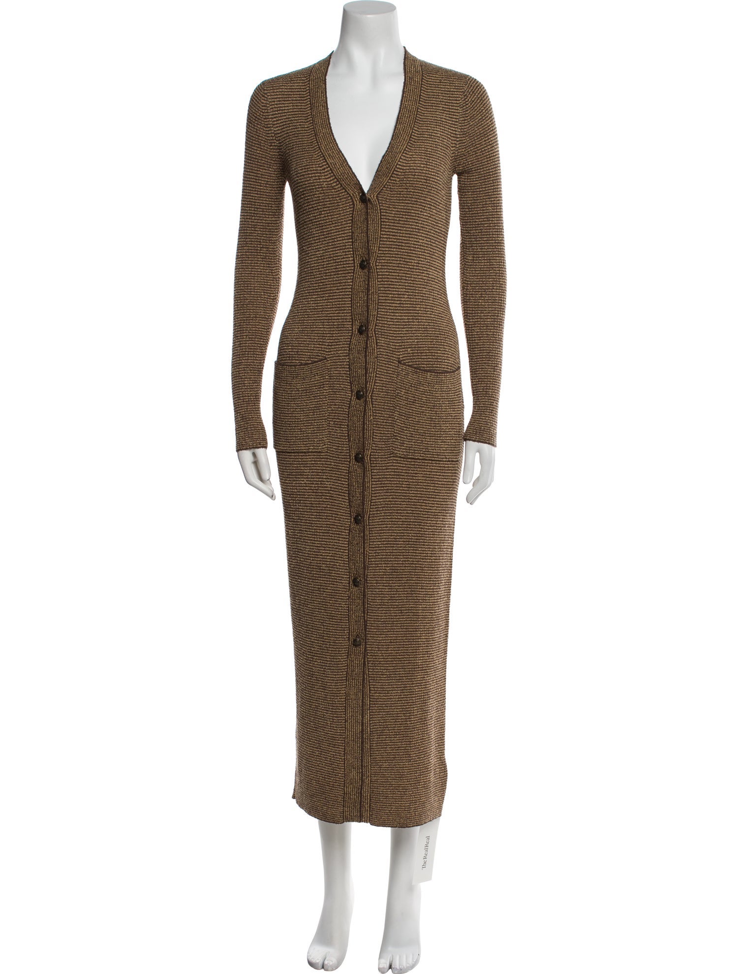 L'Agence V-Neck Long Dress w/ Tags