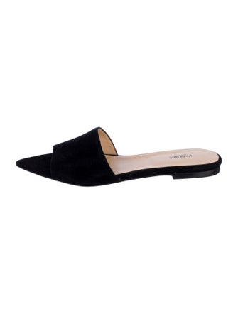 L'Agence Suede Mules