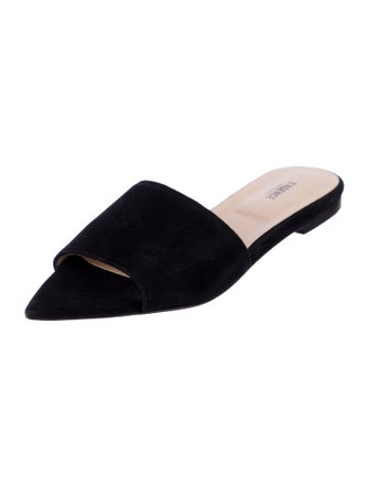 L'Agence Suede Mules