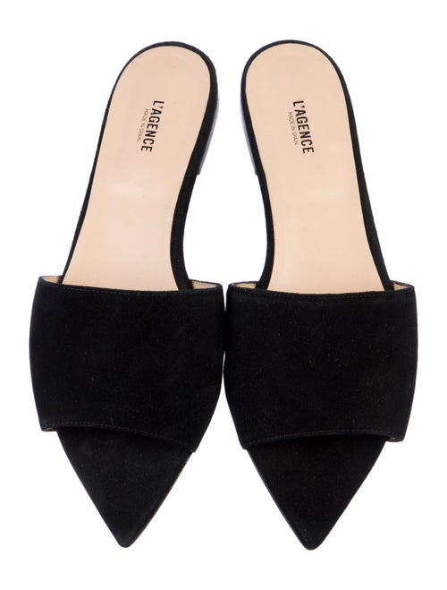 L'Agence Suede Mules