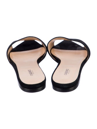 L'Agence Suede Mules