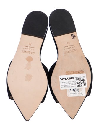 L'Agence Suede Mules