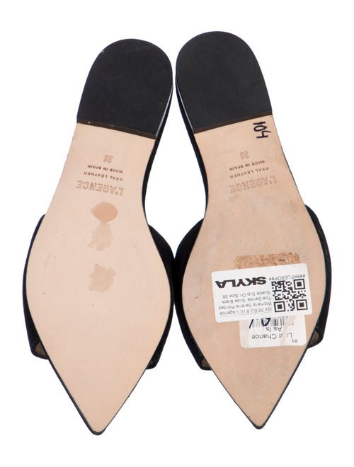 L'Agence Suede Mules