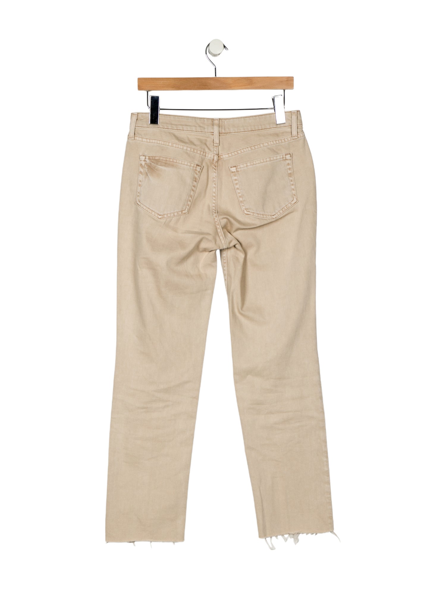 L'Agence Mid-Rise Straight Leg Jeans