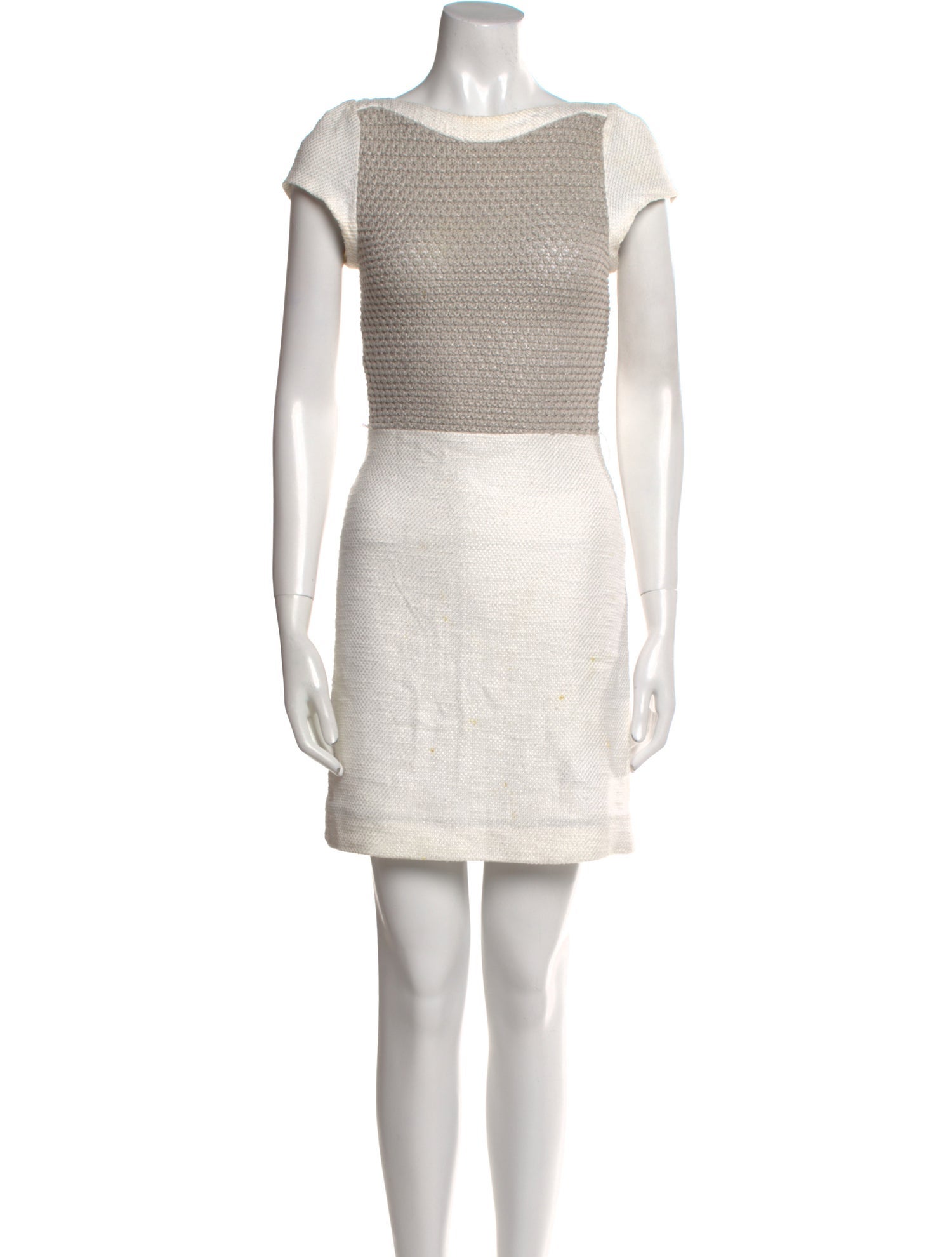 L'Agence Bateau Neckline Mini Dress