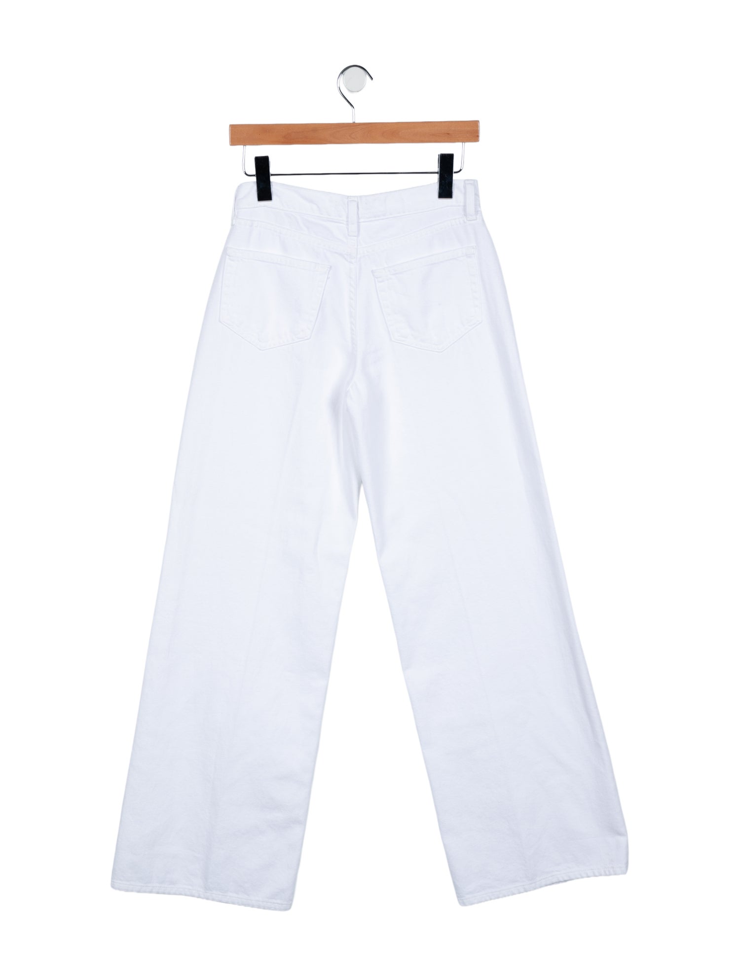 L'Agence Mid-Rise Wide Leg Jeans