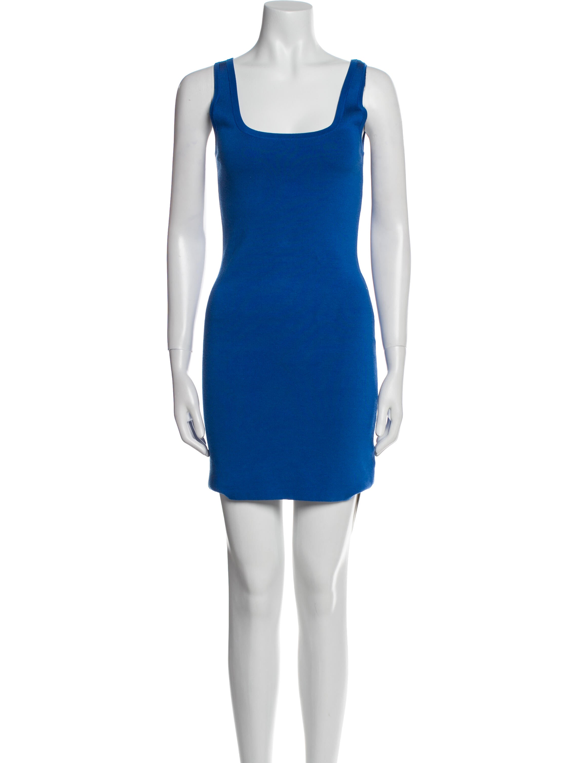 L'Agence Square Neckline Mini Dress