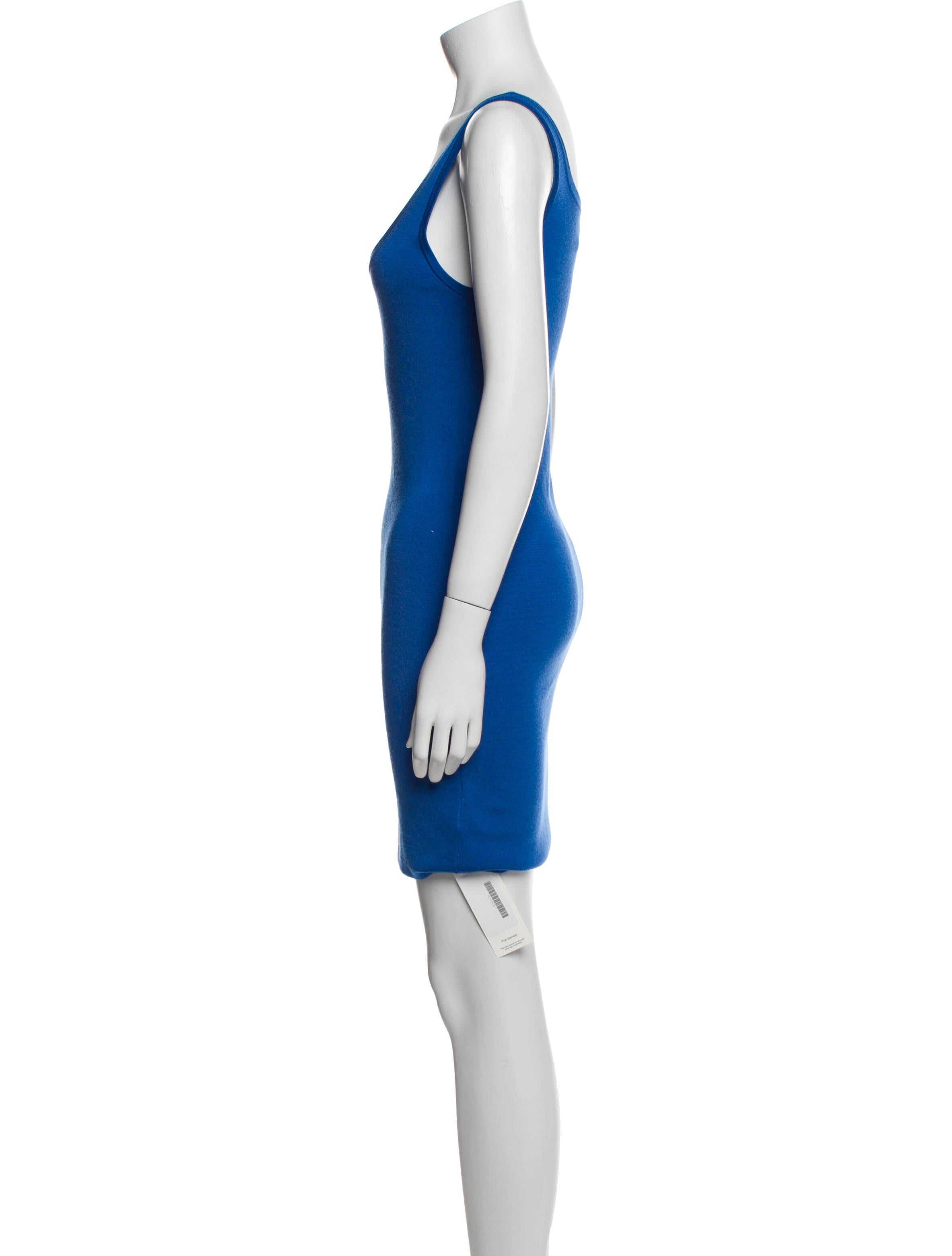 L'Agence Square Neckline Mini Dress