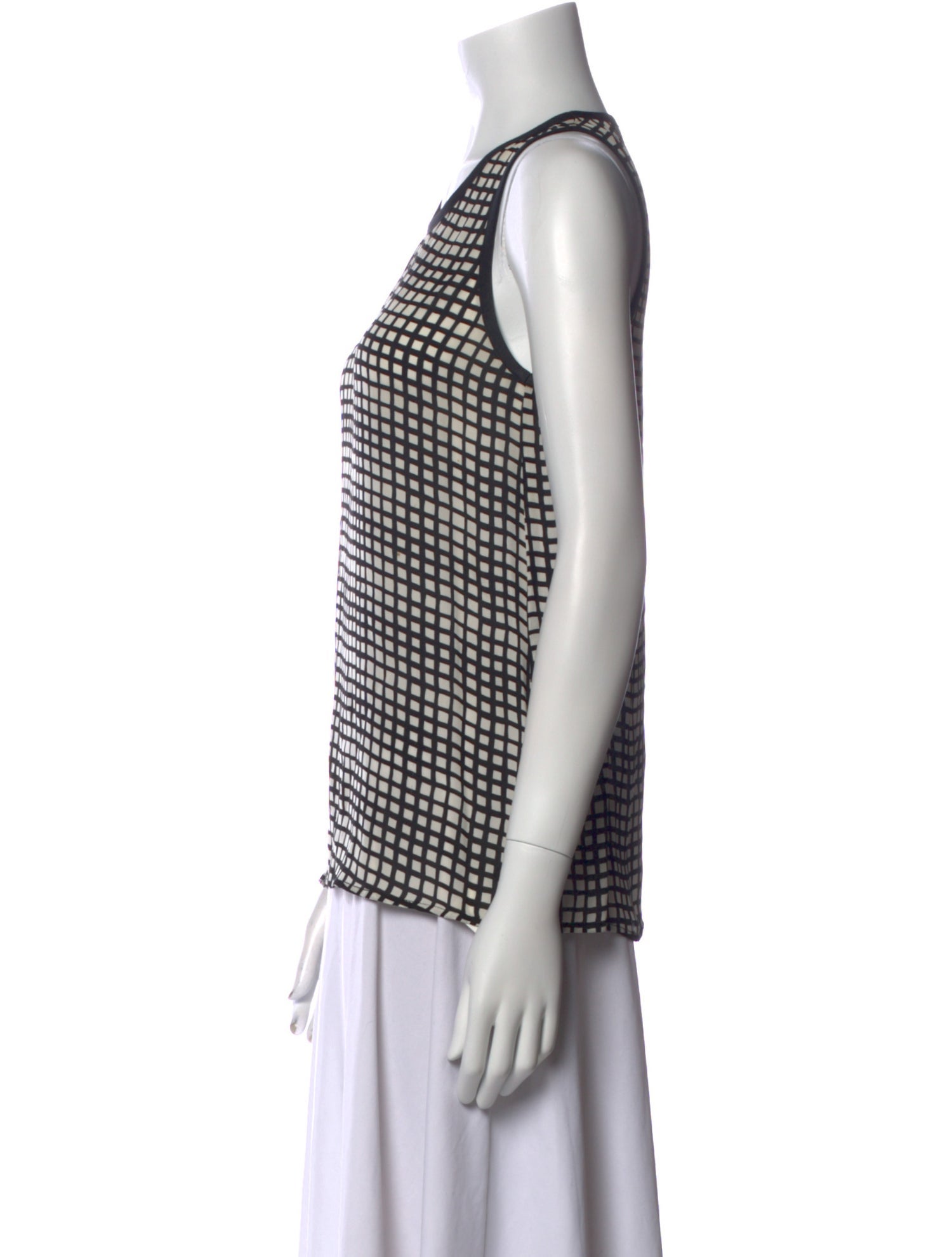 L'Agence Silk Printed Top