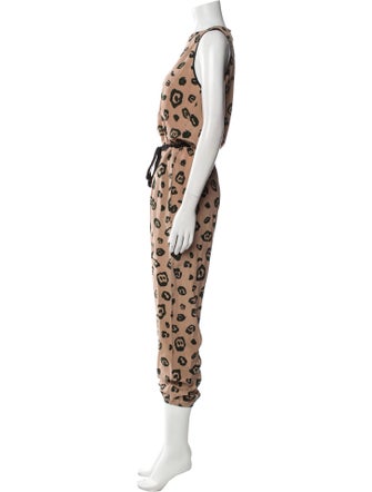 L'Agence Silk Printed Jumpsuit