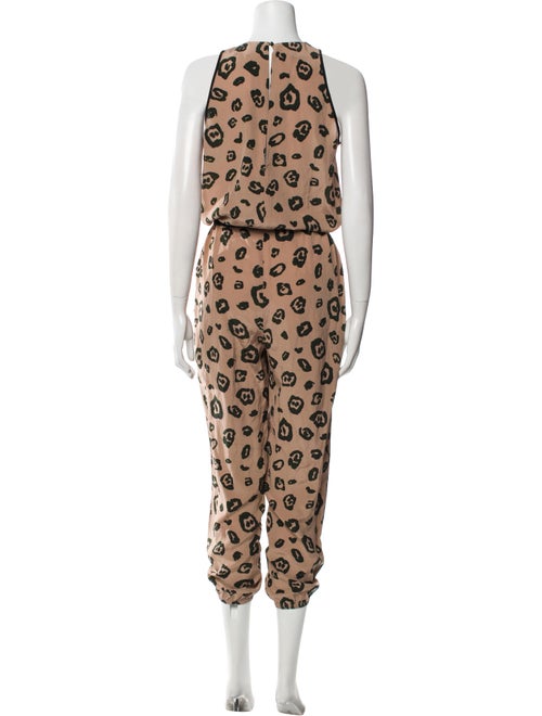 L'Agence Silk Printed Jumpsuit