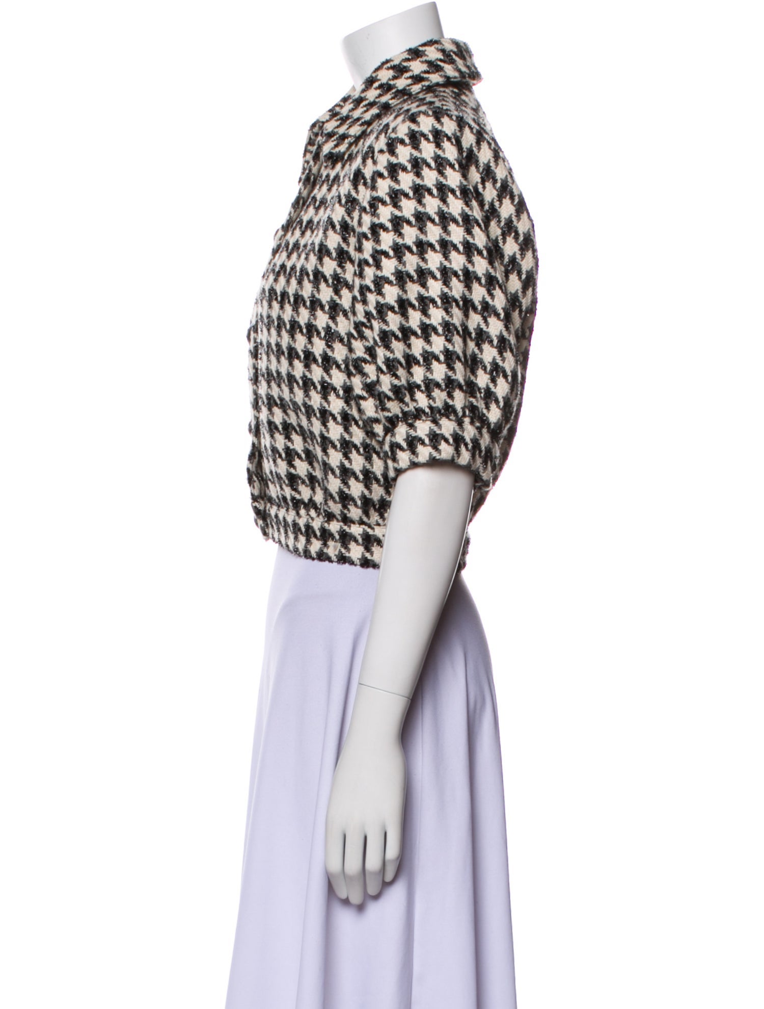 L'Agence Houndstooth Print Blazer w/ Tags