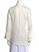 L'Agence Linen Long Sleeve Button-Up Top