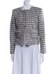 L'Agence Tweed Pattern Evening Jacket